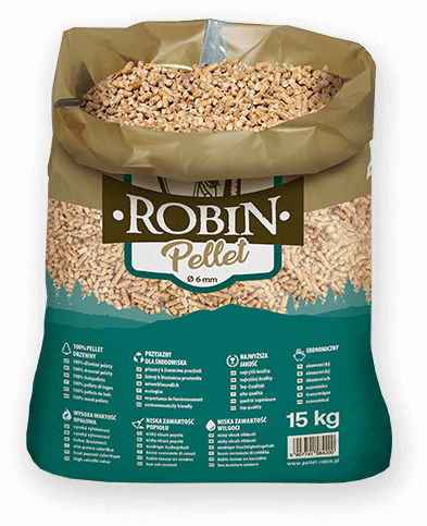worek pelletu opałowego Robin do kupienia w Piechowicach lub sklepie internetowym
